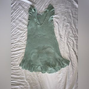 Free people knit beach cover up